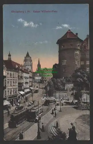 149206 Ansichtskarte Königsberg Ostpreußen Kaiser Wilhelm Platz 1927 Esperanto Kongress