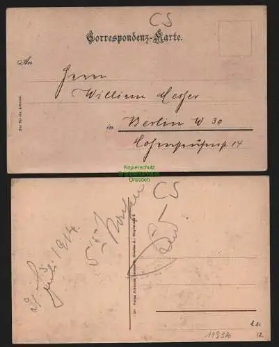 149320 2 Ansichtskarte Dolni Zalezly Salesel an der Elbe 1905 1914 Villencolonie Sebusein