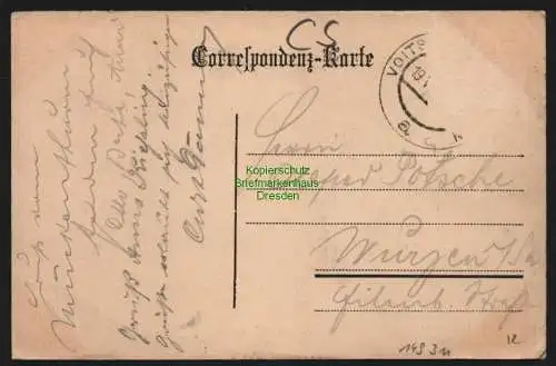 149311 Ansichtskarte Graupen in Böhmen Ruine Rosenberg um 1910