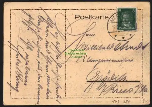 149384 Ansichtskarte Bad Wörishofen Kurhotel Sproll 1928