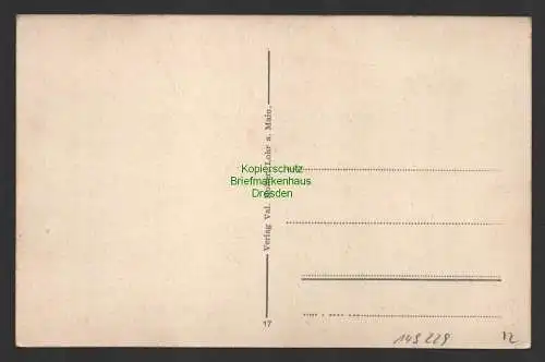 149229 Ansichtskarte Lohr am Main Gesamtansicht um 1935