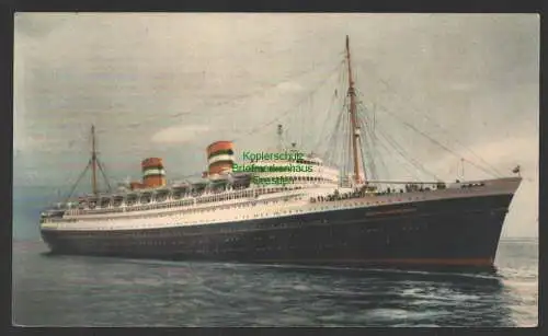 149187 Ansichtskarte Schiff Holland-America Line S. S. Nieuw Amsterdam um 1925