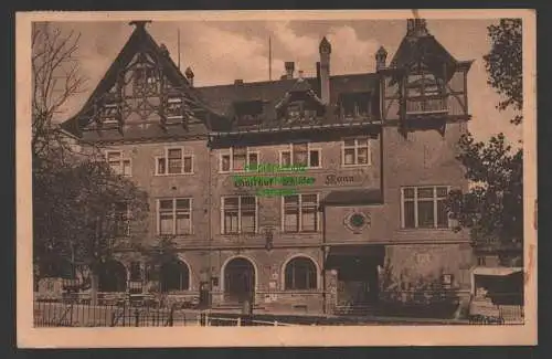 149284 Ansichtskarte Dresden N23 Gasthof Wilder Mann 1932 nach Sölden Nachgebühr