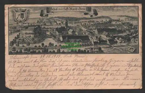 149189 Ansichtskarte Schloß und Hoff_March Bern Feldpost 1914 Landsturm Wasserburg