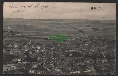 147358 Ansichtskarte Brüx Most 1908 Panorama