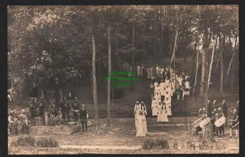 147126 Ansichtskarte Zoppot Freie Stadt Danzig Fotokarte Waldoper 1925 R. Wagner