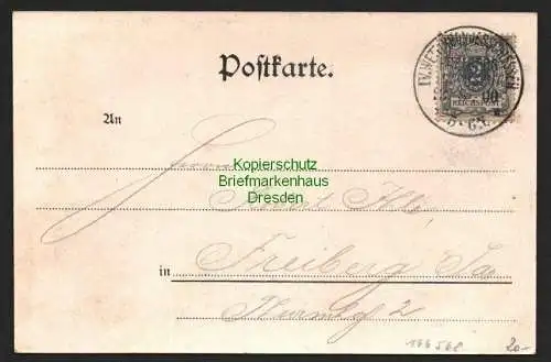 146568 Ansichtskarte Freiberg 1900 IV. Wettin Bundesschiessen Glück Auf Sachsen Festgewand