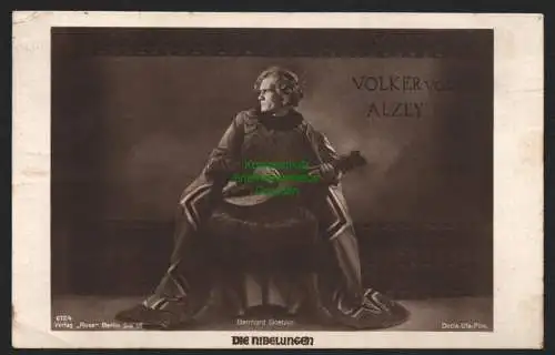 144495 AK Berlin 1924 Verlag Ross Die Nibelungen Volker von Alzey Decla-Ufa Film