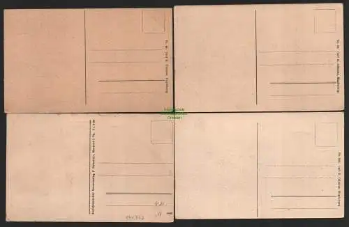 144747 4 Ansichtskarte Brandenburg H. Krankenhaus Denkmal Friedrich d. Großen Jacobstraße