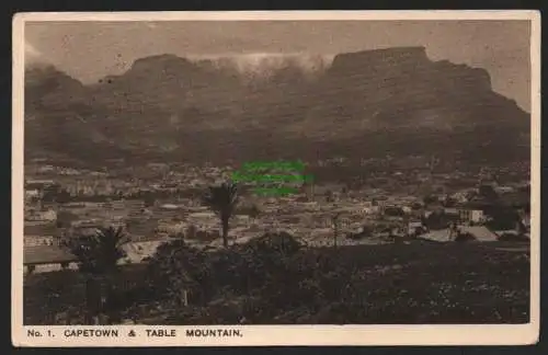 144532 AK Capetown & Table Mountain 1924 Union of South Africa