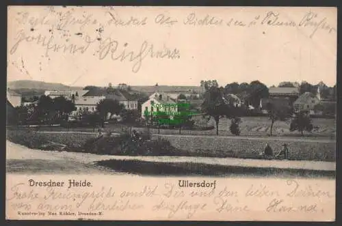 144903 Ansichtskarte Dresdner Heide Ullersdorf bei Dresden 1905