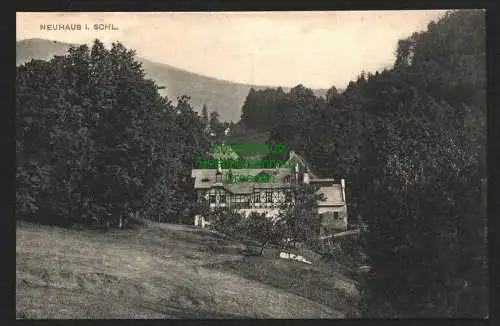 143657 Ansichtskarte Neuhaus i. Schlesien um 1910