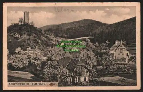 143622 Ansichtskarte Tautenburg Thür. 1917