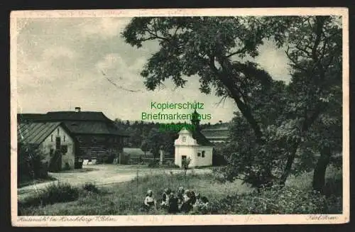 143614 Ansichtskarte Heidemühl bei Hirschberg Böhmen 1925