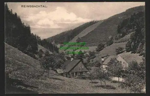 143658 Ansichtskarte Reimsbachtal Schlesien Waldenburg um 1910