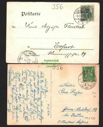 142984 2 AK Salzwedel 1907 Die Probstei Vor dem Lüchower Tor 1926