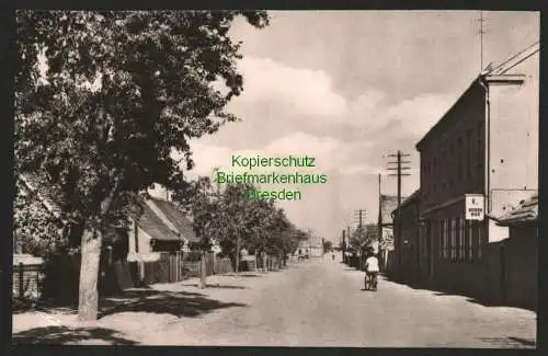 143265 Ansichtskarte Grieben Tangerhütte Friedensstraße 1963