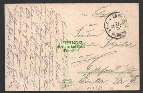 141389 AK Gorzow Wielkopolski Landsberg an der Warthe Moltkeplatz 1917