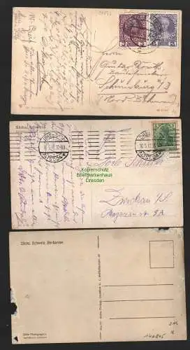 141045 3 AK Sächs. Schweiz Kletterer Barbarine Pfaffenstein 1909 1912