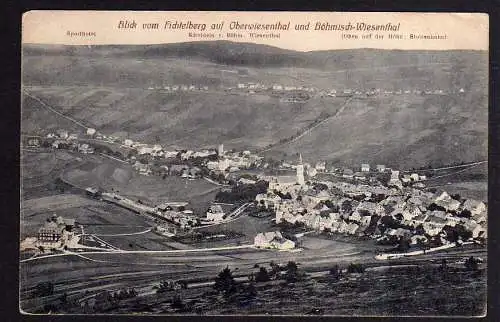 83530 AK Oberwiesenthal Böhmisch Wiesenthal Sporthotel 1919