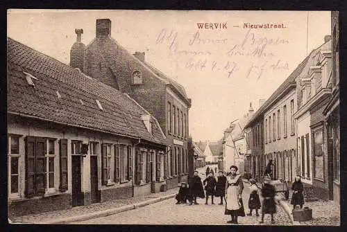 65030 AK Wervik Nieuwstraat. 1916 Wervicq