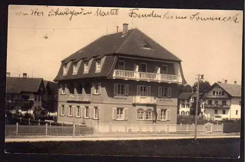 61369 AK Bad Tölz 1926 Villa Fremdenheim Sonneneck Fotokarte