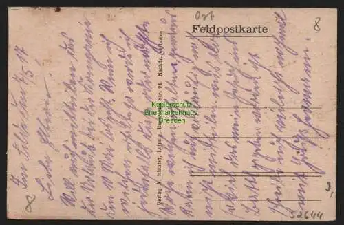 52644 AK Libau Stimmungsbild am Stadthafen 1917 Liepaja Kurland Lettland