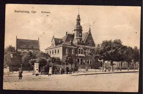 50954 AK Rastenburg Opr. Rathaus 1917