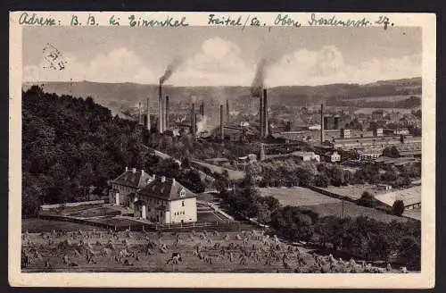 35846 AK Freital Gußstahlwerk Stahlwerk 1936