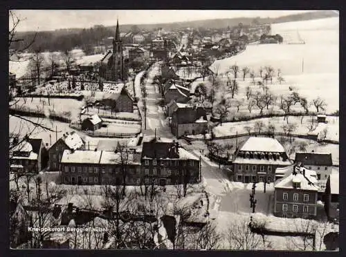 29986 Ansichtskarte Kneippkurort Berggißhübel Winterbild, gelaufen 1965