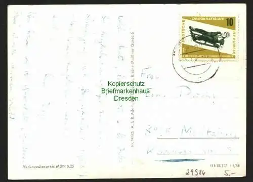 29986 AK Kneippkurort Berggißhübel Winterbild, gelaufen 1965