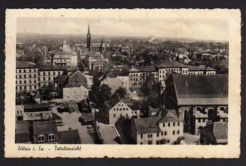 29678 Ansichtskarte Zittau Totale 1941