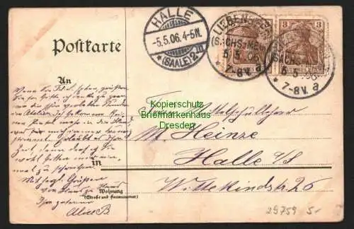 29759 AK Bad Liebenstein Sachsen Meiningen 1906