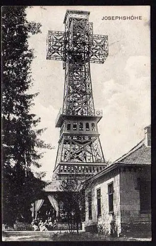 29478 AK Josephshöhe Stahlfachwerk Aussichtsturm ca. 1910 Der Große Auerberg