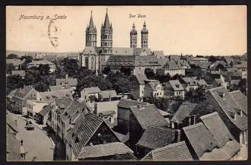 29706 AK Naumburg Saale Dom Stadt Straße 1919, gelaufen