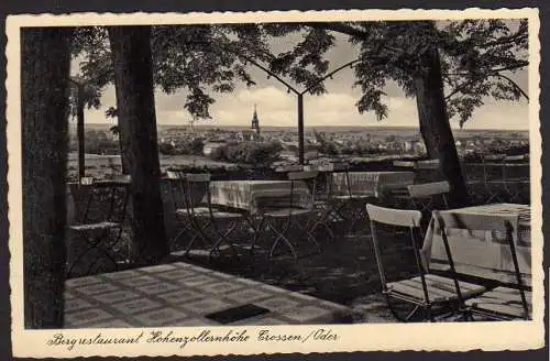 28714 Ansichtskarte Crossen Oder Bergrestaurant Hohenzollernhöhe