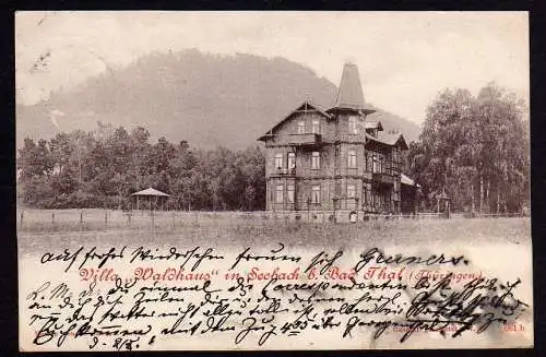 28683 Ansichtskarte Villa Waldhaus in Seebach Bad Thal Thüringen