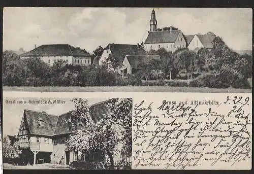 27236 AK Altmörbitz Gasthaus und Schmiede A. Müller