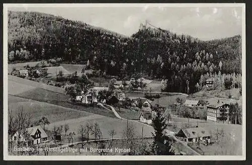 25388 AK Saalberg Riesengebirge Burgruine Kynast 1935