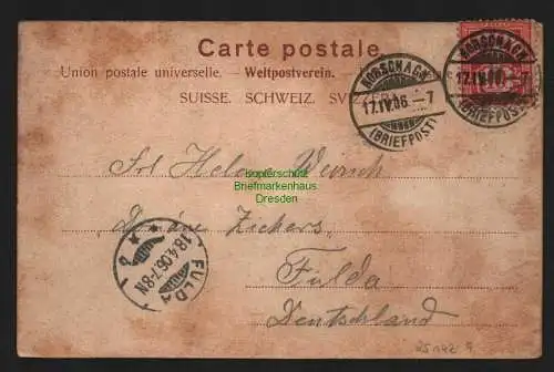 25142 AK Rorschach Hafen Zug Bahnhof Verladestation 1906 Rorschach am Bodensee