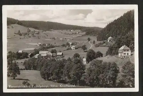 21538 AK Warmensteinach Kropfbachtal 1939, gelaufen