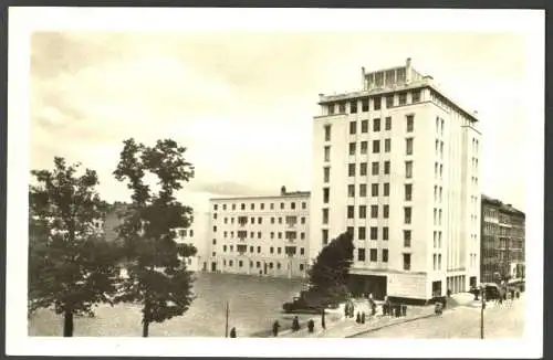 20994 AK Berlin Hochhaus Weberwiese 1954 , gelaufen   1954