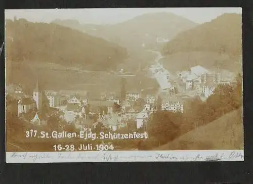 21105 AK St. Gallen Eidgen. Schützenfest 1904