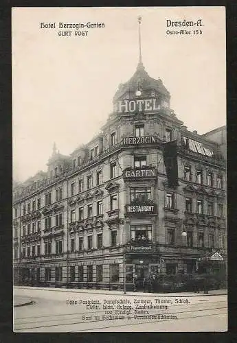 21226 AK Dresden Nähe Postplatz Hotel Herzogin Garten Ostra Allee 15b