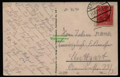 20394 AK Alpirsbach im Schwarzwald 1919 Verlag Theodor Bessler   Nr 349