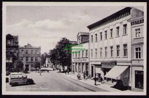 172039 AK Stuhm Wpr. Markt um 1935 Sparkasse d Kreises Stuhm Geschäft Waldwinter