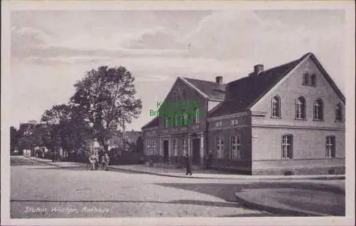 171586 AK Stuhm Wpr. Rathaus um 1935