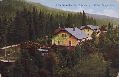 171373 AK Schellermühle bei Altenberg. Sächs. Erzgebirge 1920