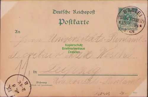 158479 AK Privatganzsache Bastei Sächs Schweiz Basteibrücke 1894 Verlag Leukroth