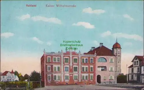 158339 AK Ruhland Kaiser Wilhelmstrasse um 1910